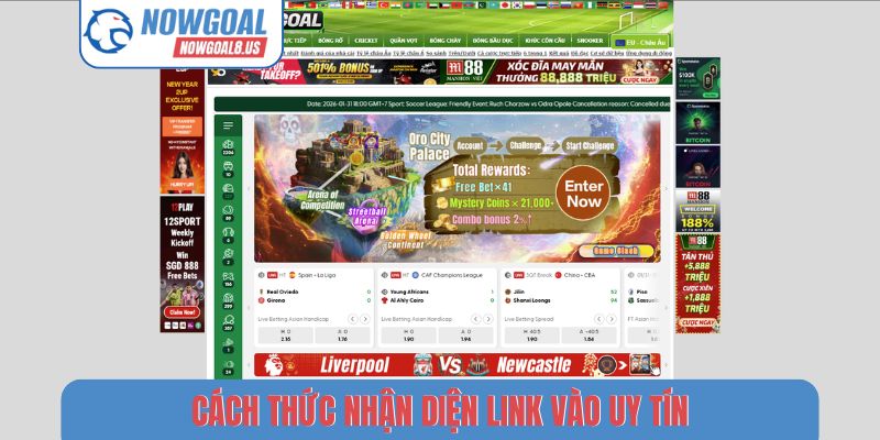 Cách thức nhận diện link vào uy tín