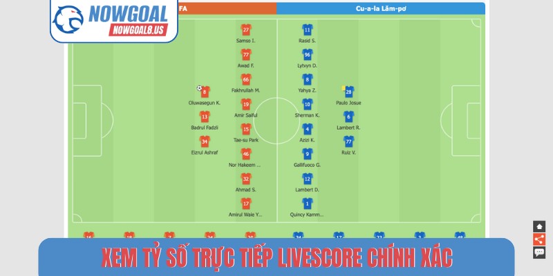 Nowgoal | Livescore Bóng Đá, BXH, Tỷ Số Trực Tuyến Mới Nhất 2026 Xem tỷ số trực tiếp livescore chính xác